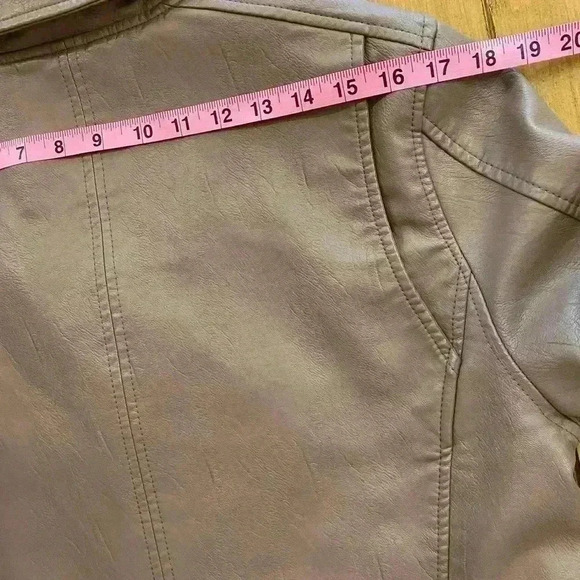 Anthropologie Womens Vegan leather jacket size L-XL NEW without tags BLANKNYC - Picture 11 of 13